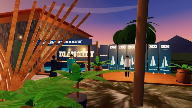 Histoire de la Route du Rhum, projection 3D