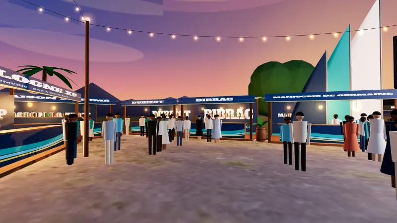 Arc ouest, projection 3D